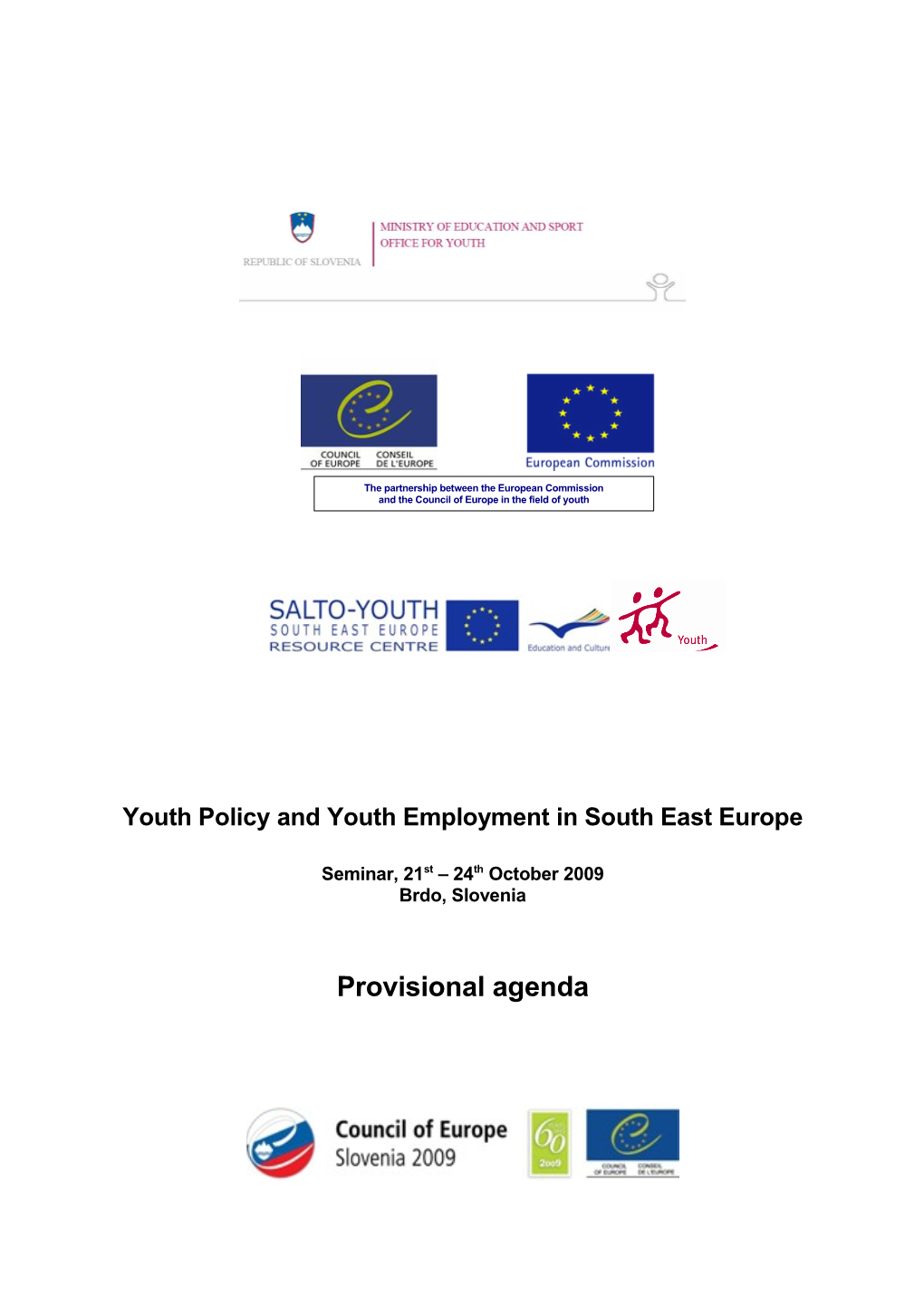 Youth Policy and Youth Employmentin South East Europe