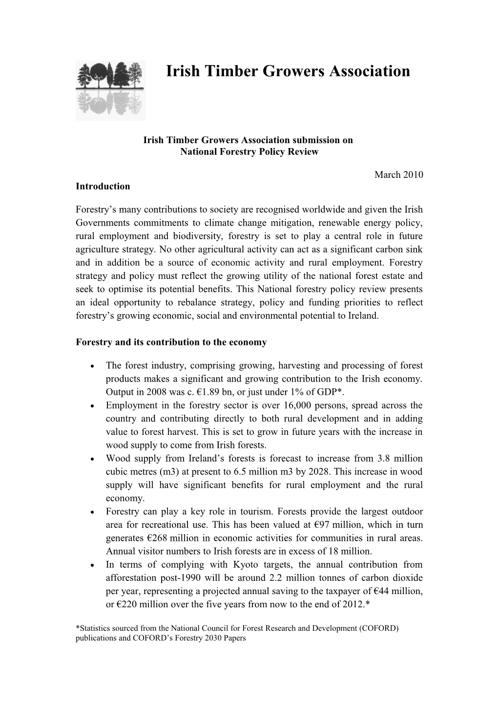 ITGA Submission on 2020 Strategy