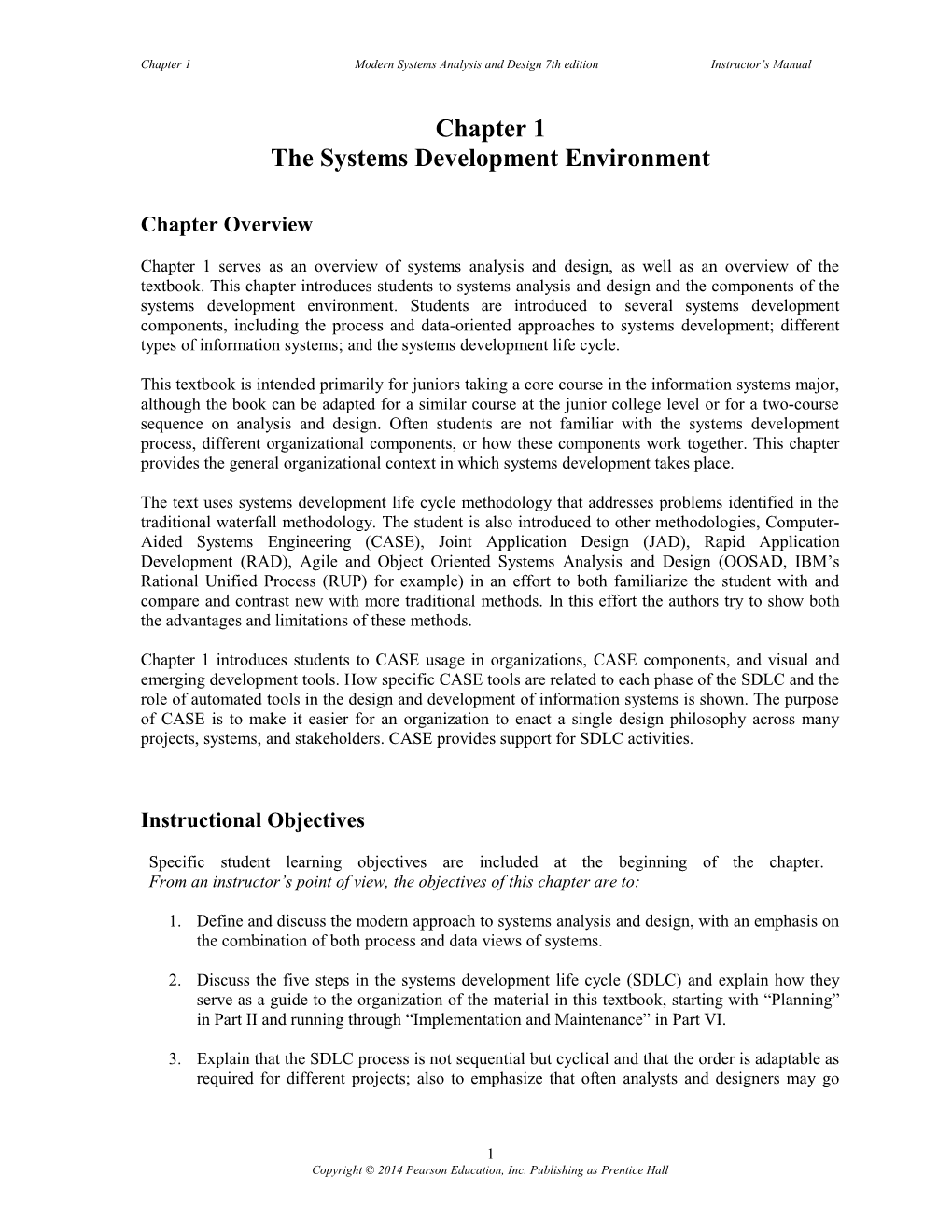 Chapter 1The Systems Development Environment