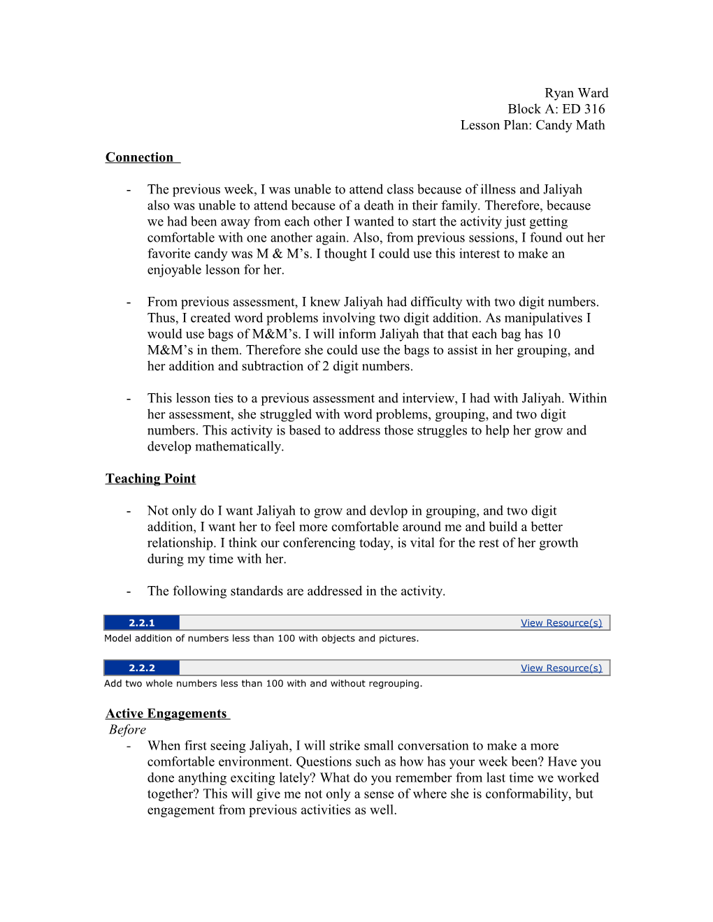 Lesson Plan: Candy Math