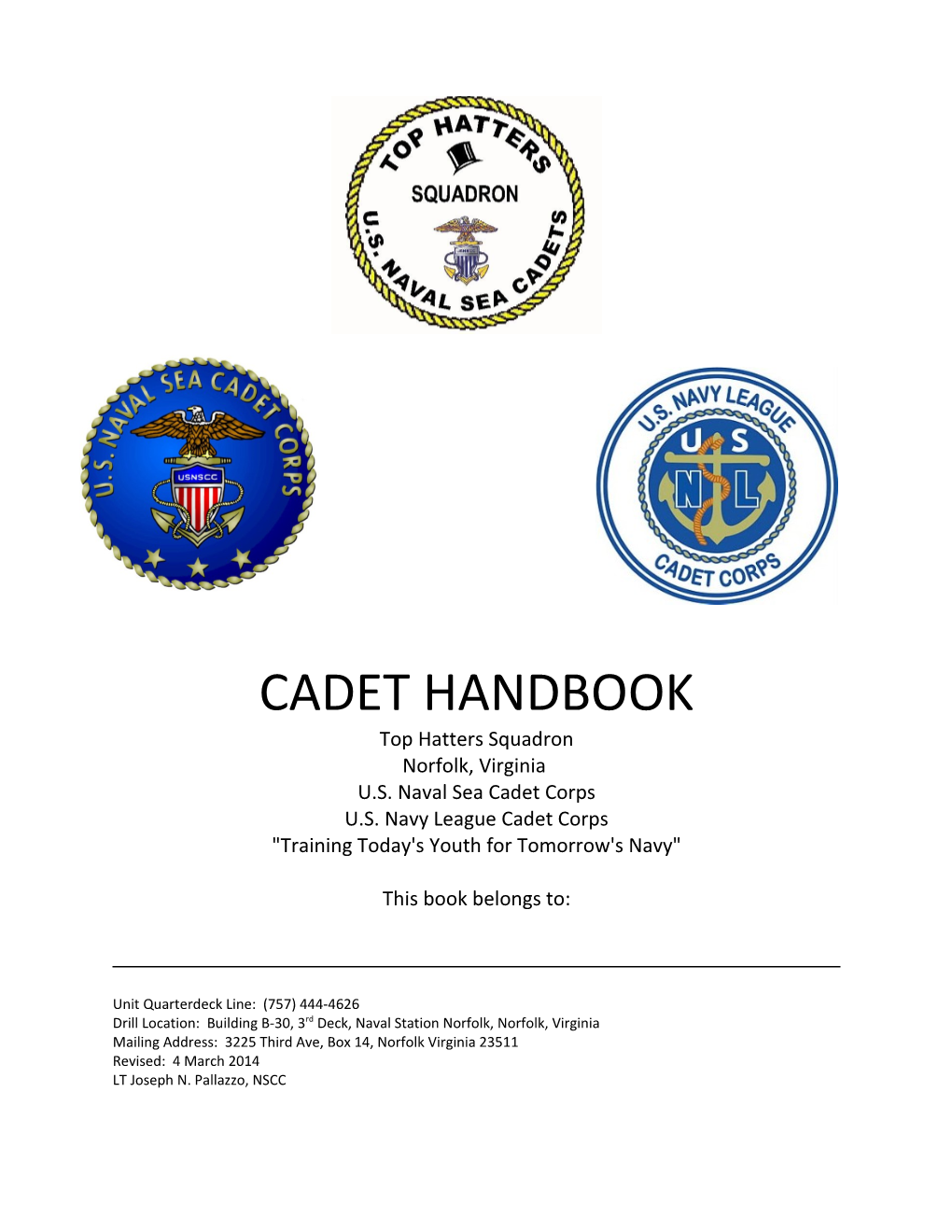 Cadet Handbook