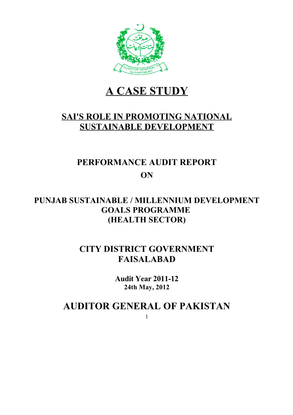 Sai's Role in Promoting National Sustainable Development