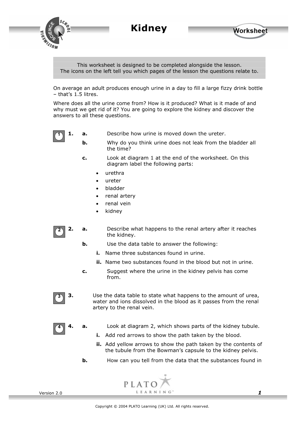 This Worksheet Is Designed to Be Completed Alongside the Lesson