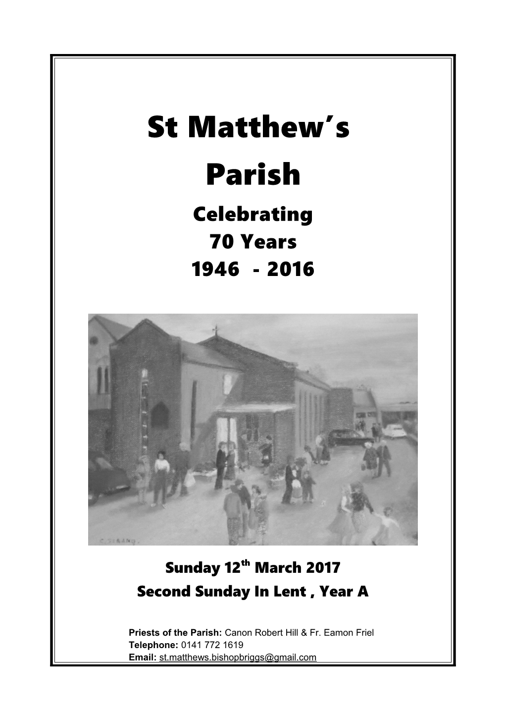 St. Matthew S Parish Newsletter