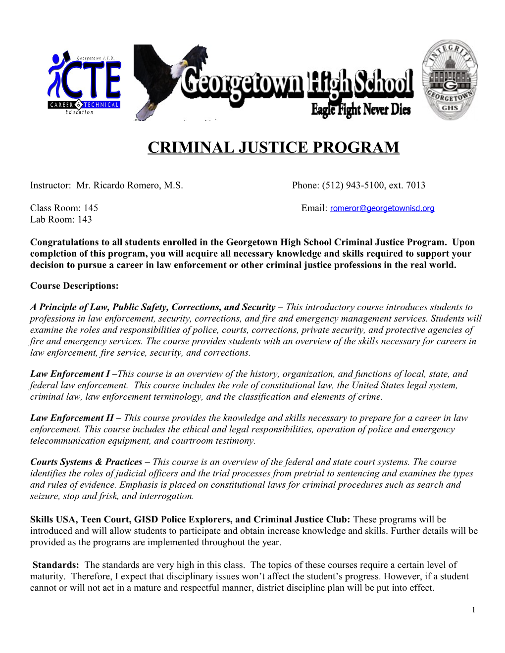 Criminal Justice Program