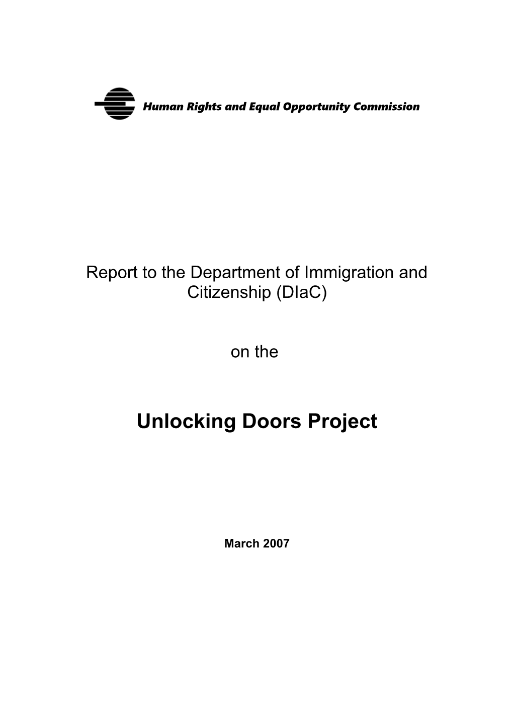 Unlocking Doors Project Report