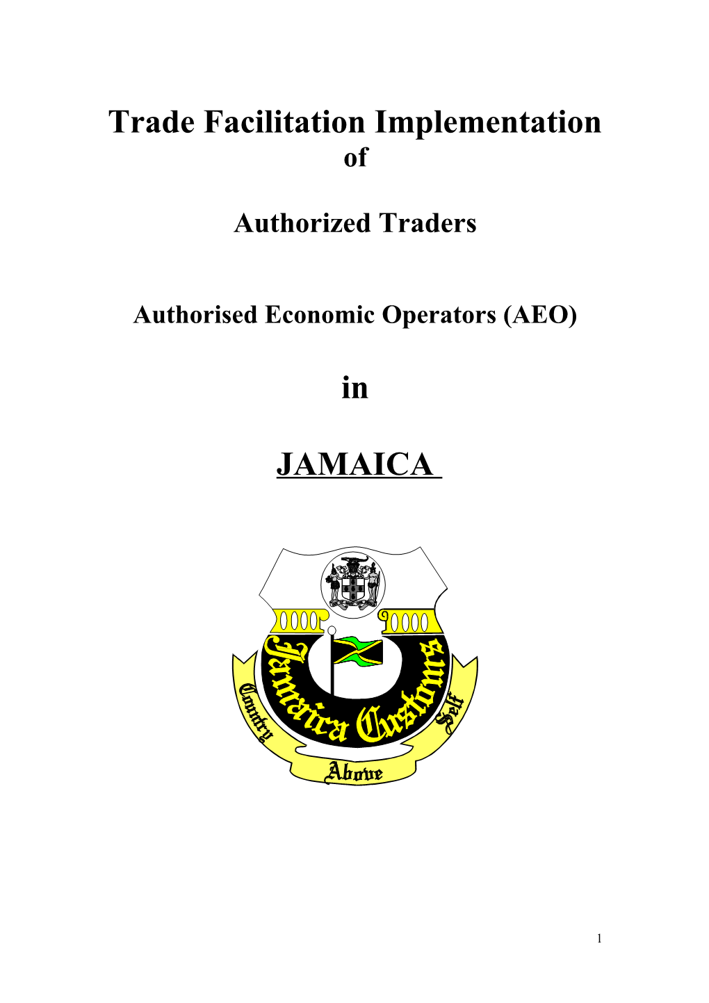 Trade Facilitation Implementation of X Measure