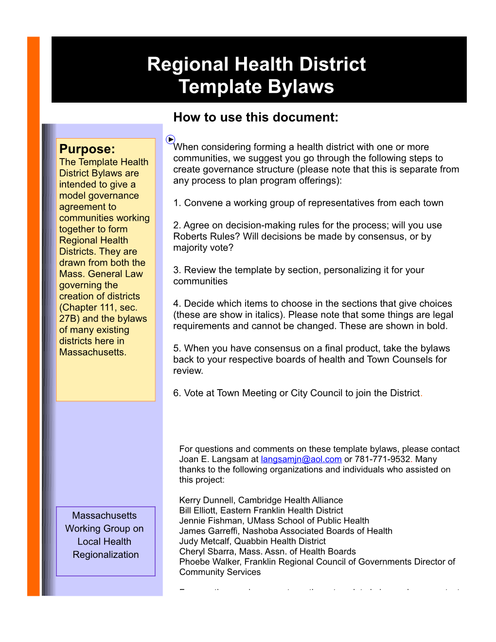 1. Annual Budget-Setting Process