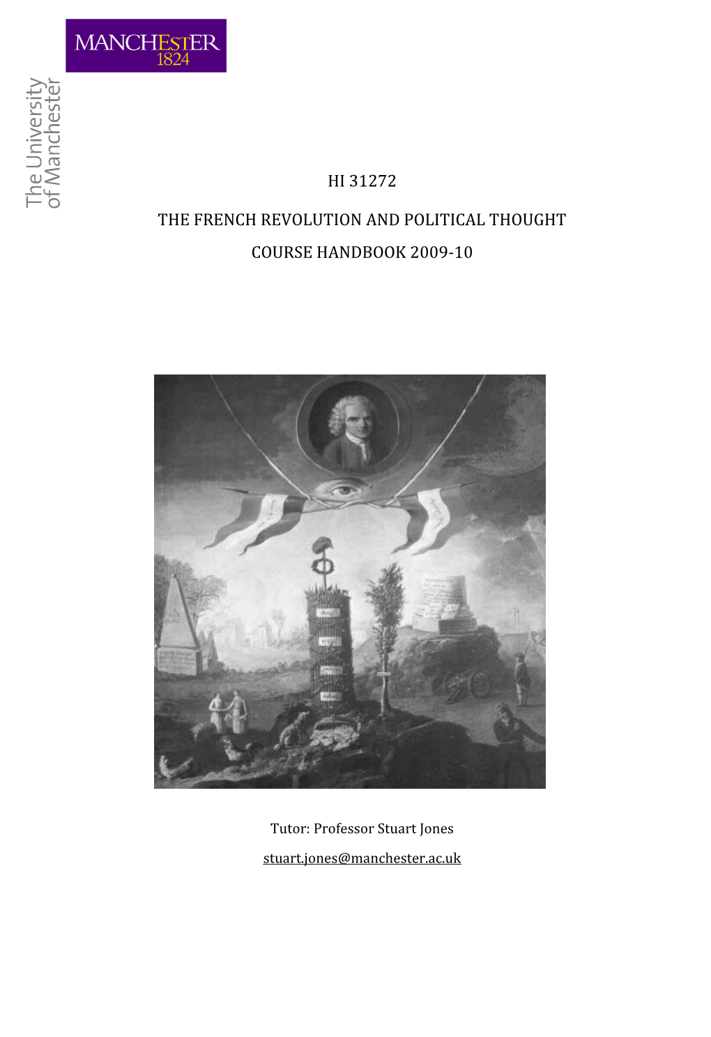 HI 3840 French Revolution and Political Thought 1789-1848