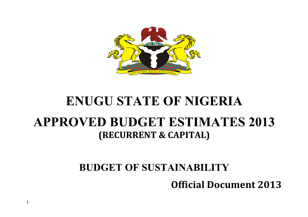 Enugu State of Nigeria