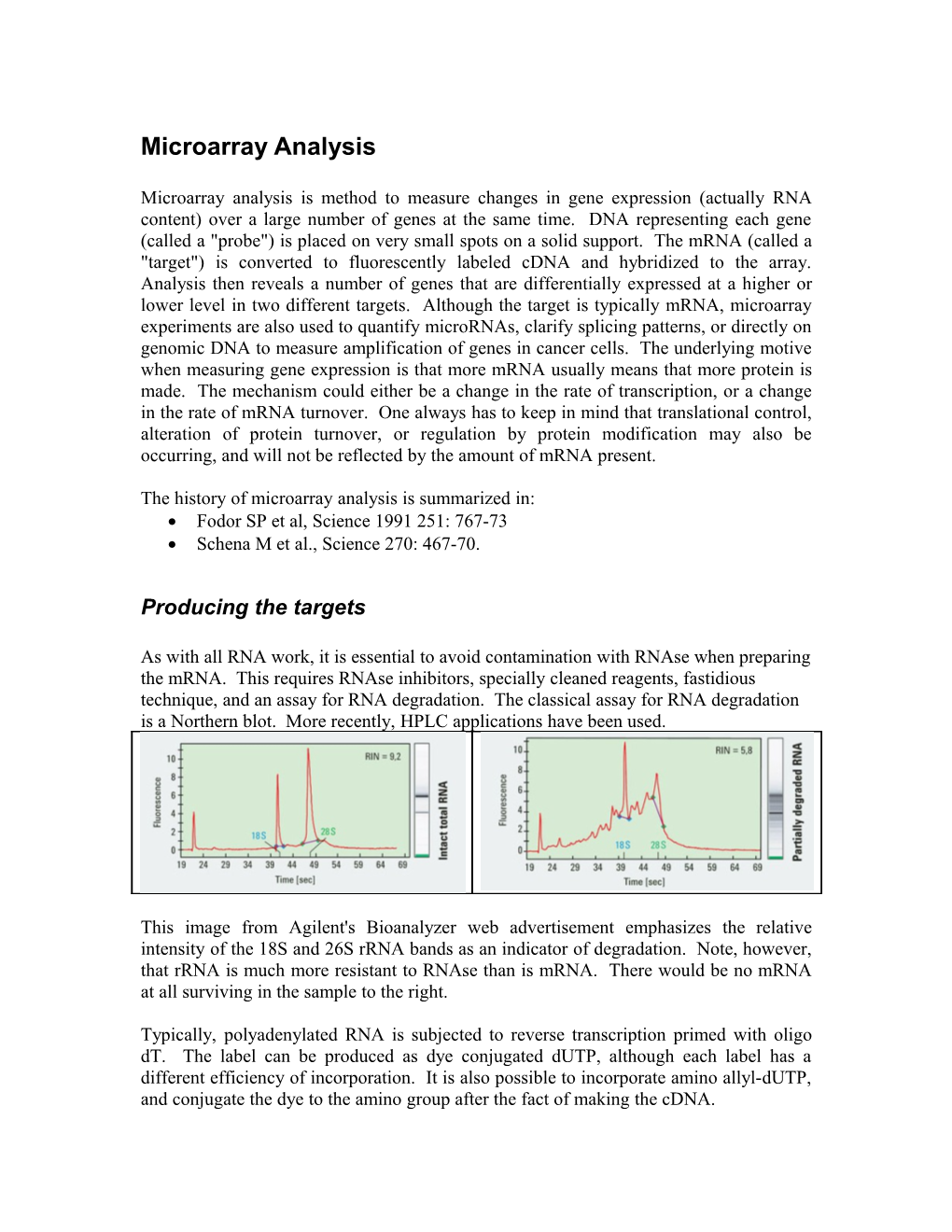 Microarray Analysis