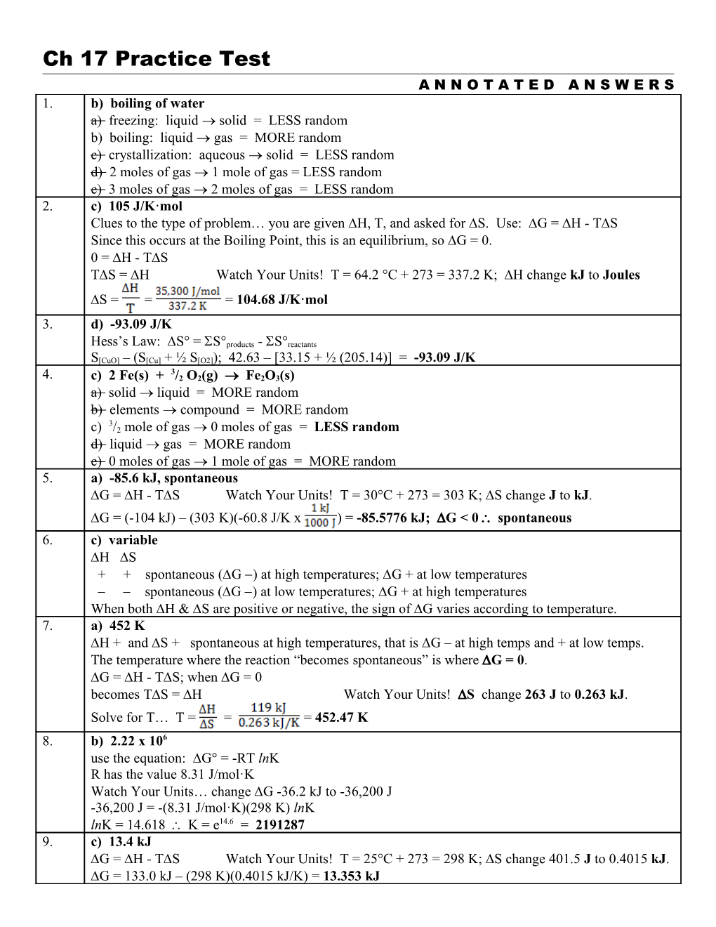 Ch 19 Solubility Equilibria