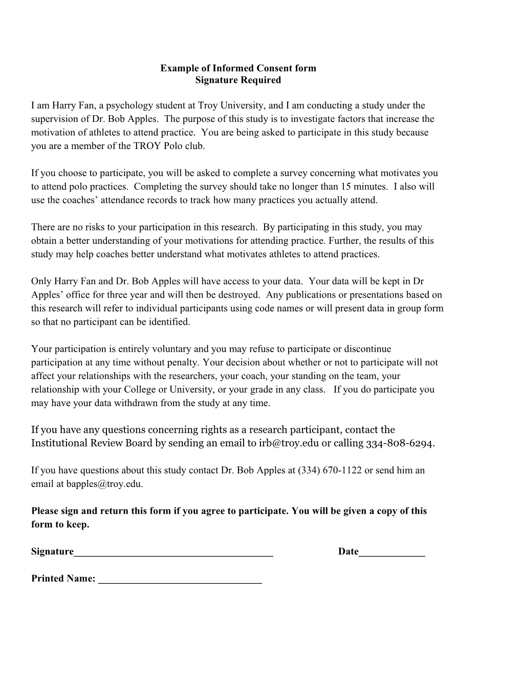 Example of Informed Consent Form JRM1
