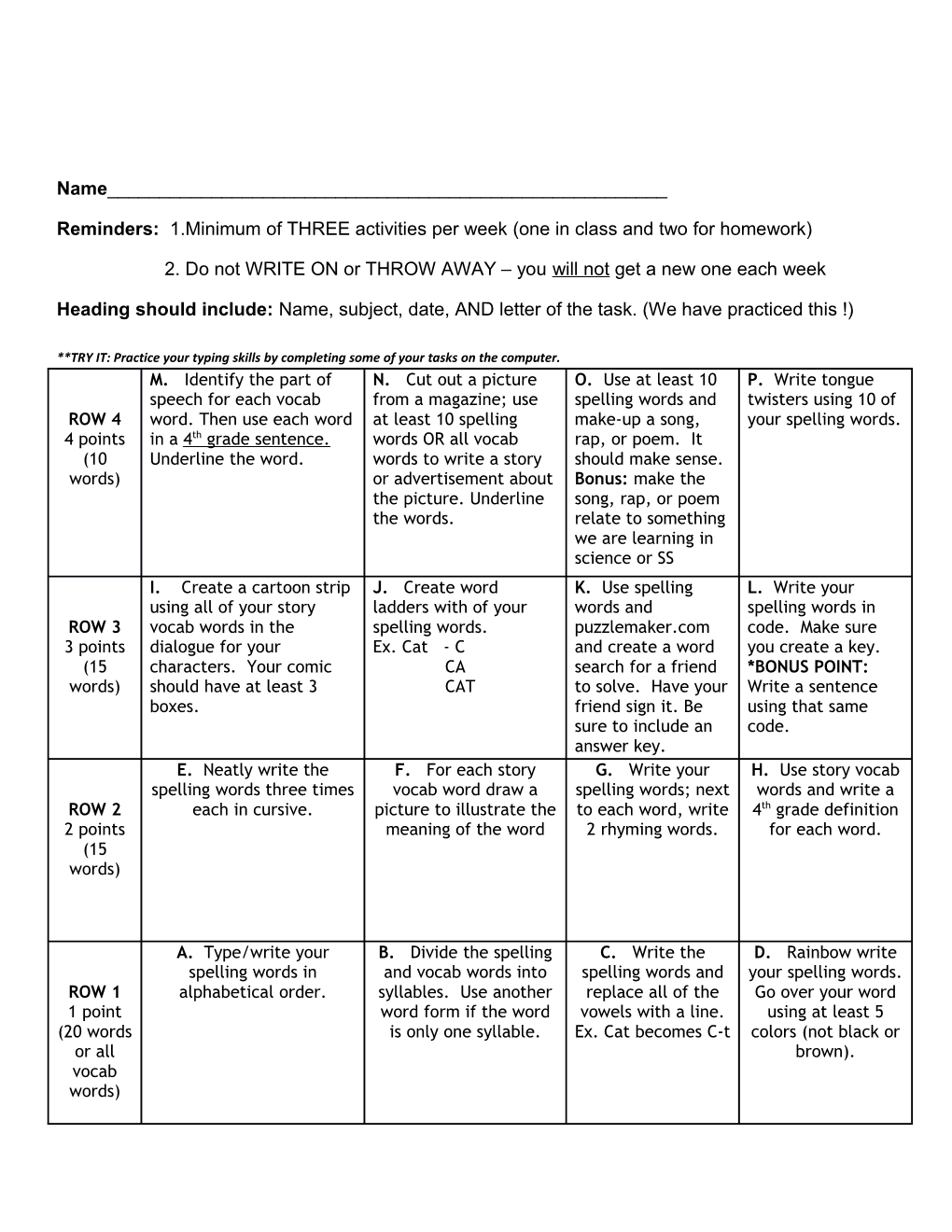 TRY IT: Practice Your Typing Skills by Completing Some of Your Tasks on the Computer