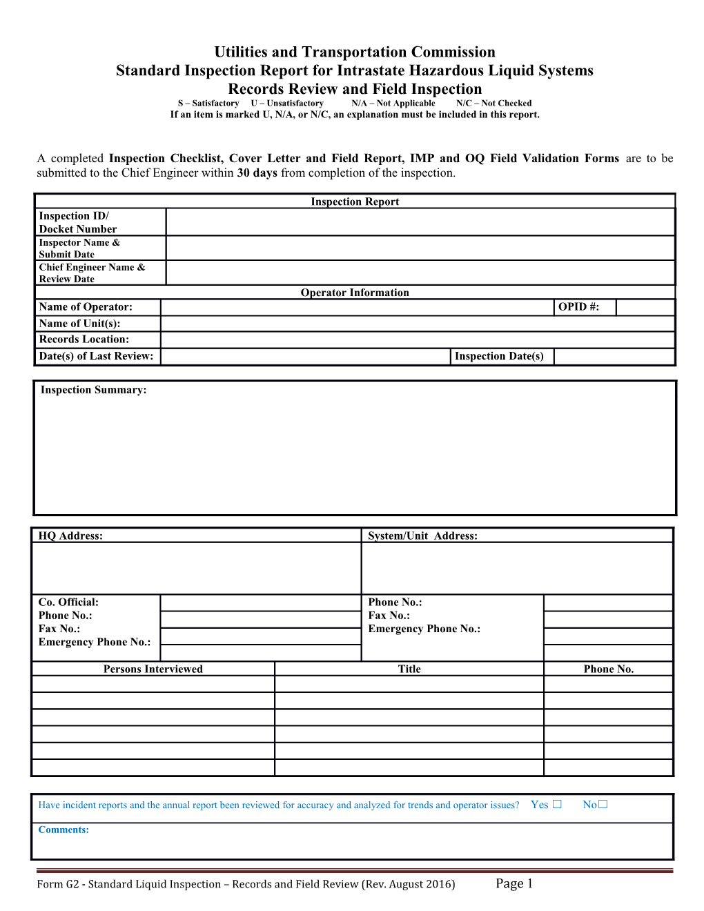 Utilities and Transportation Commission