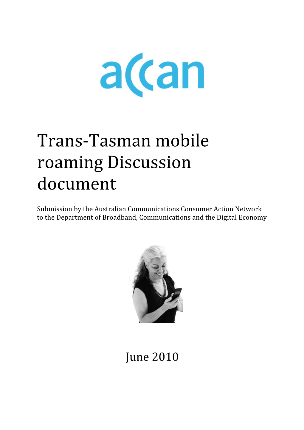 Trans-Tasman Mobile Roaming Discussion Document