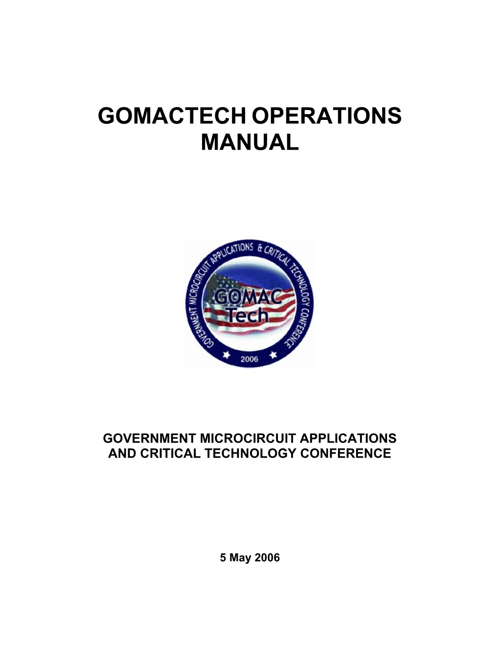 Gomactechoperations Manual