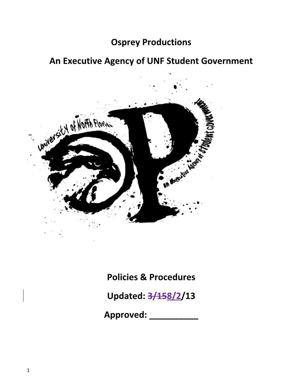 An Executive Agency of UNF Student Government