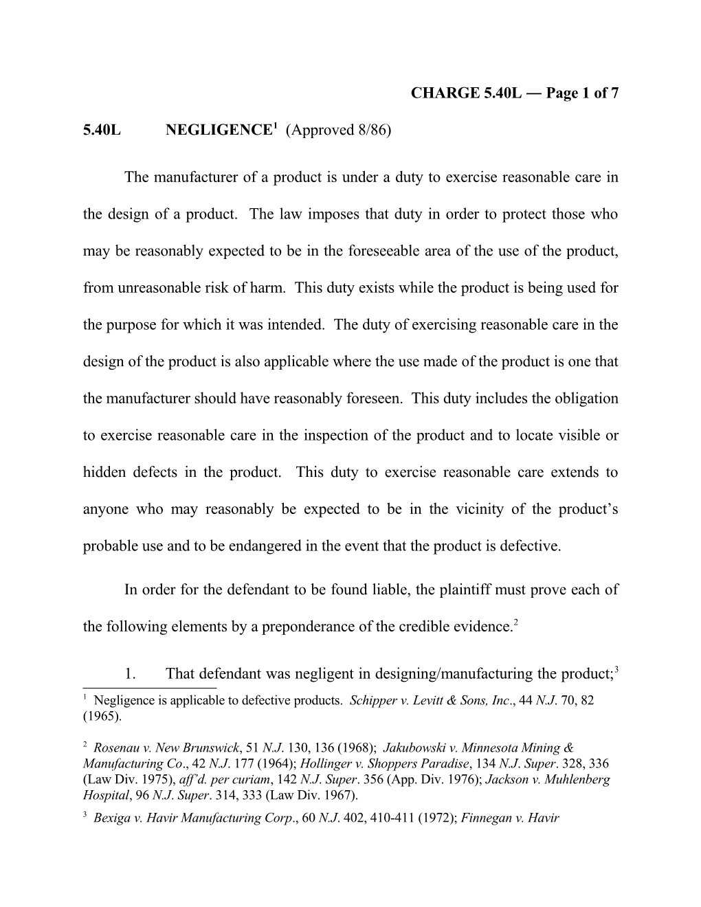 CHARGE 5.40L Page 1 of 7