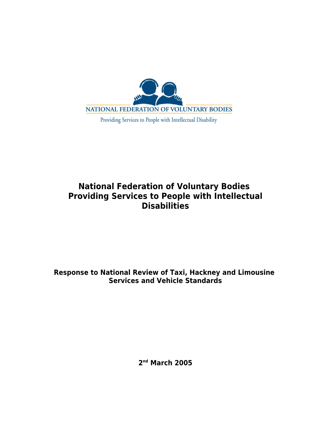 National Federation of Voluntary Bodies