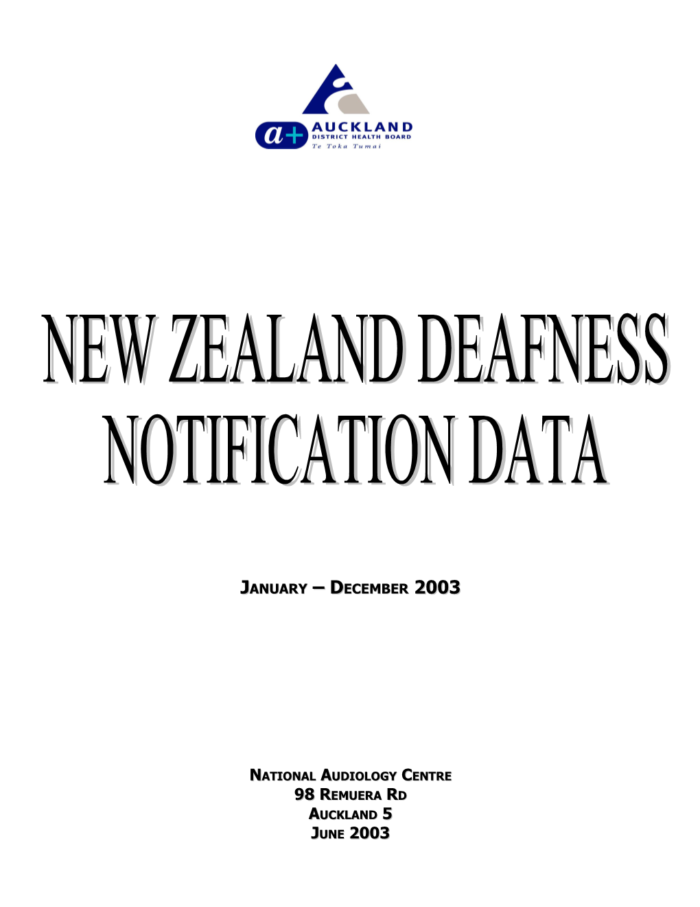 New Zealand Deafness Detection Database