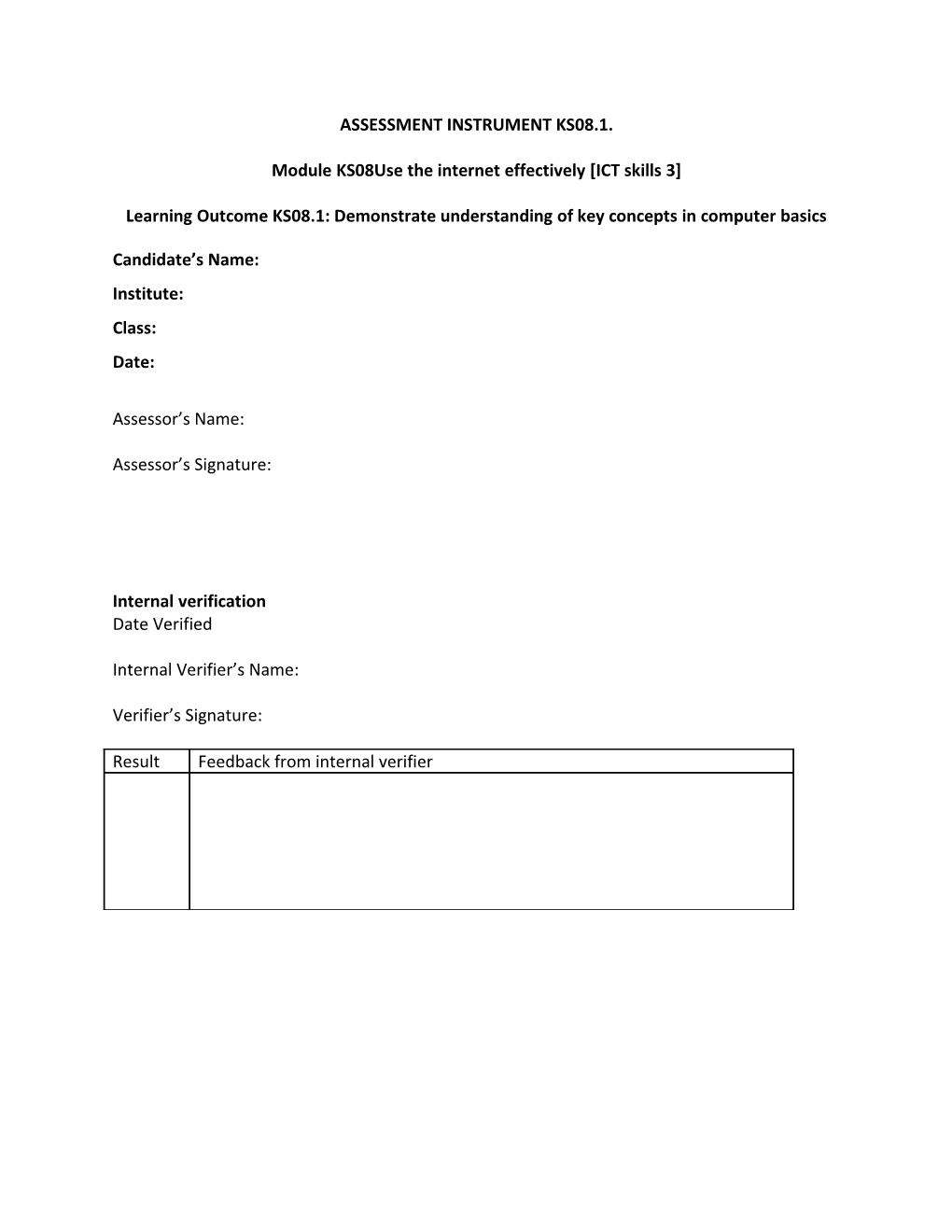 Module Ks08use the Internet Effectively ICT Skills 3