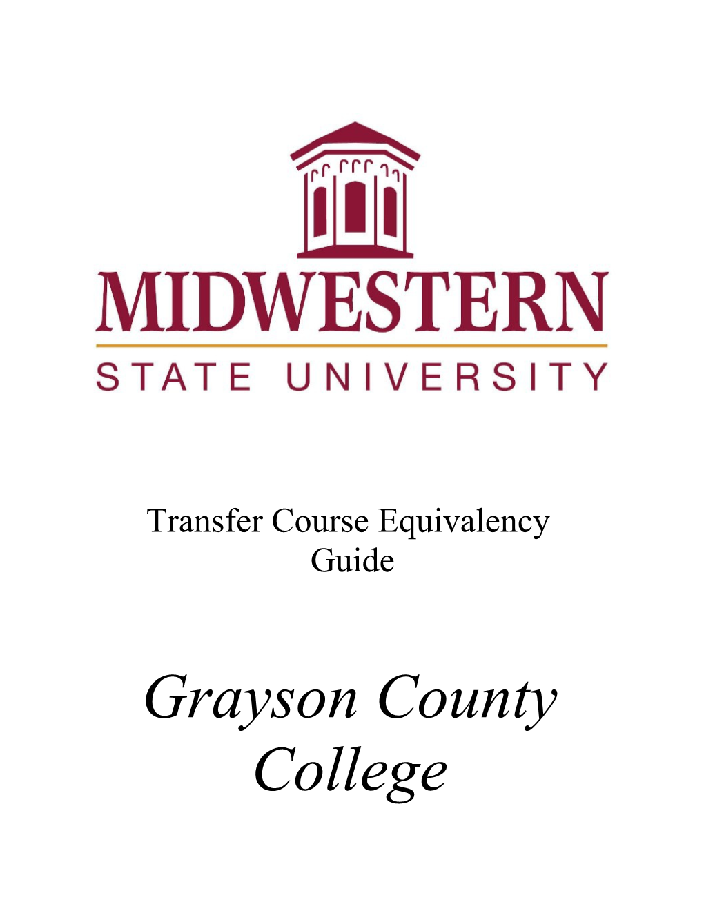 GCC(Coding at Grayson County College) MSU