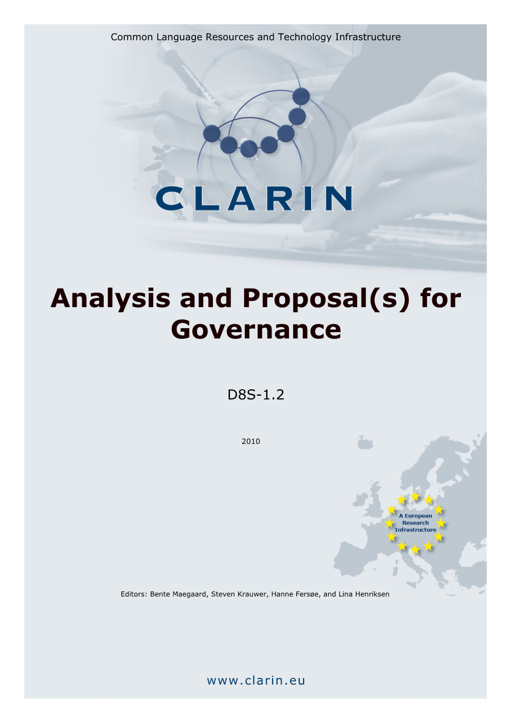 Analysis and Proposal for Governance