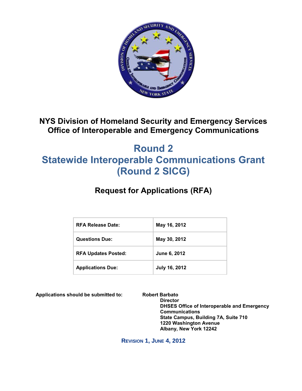 NYS Division of Homeland Security and Emergency Services