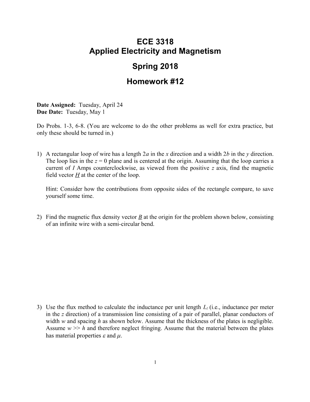 Applied Electricity and Magnetism