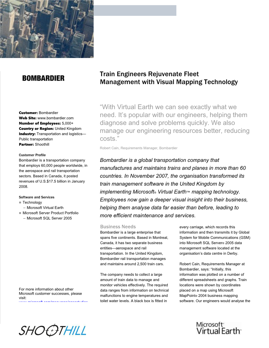 Writeimage CSB Train Engineers Rejuvenate Fleet Management with Visual Mapping Technology