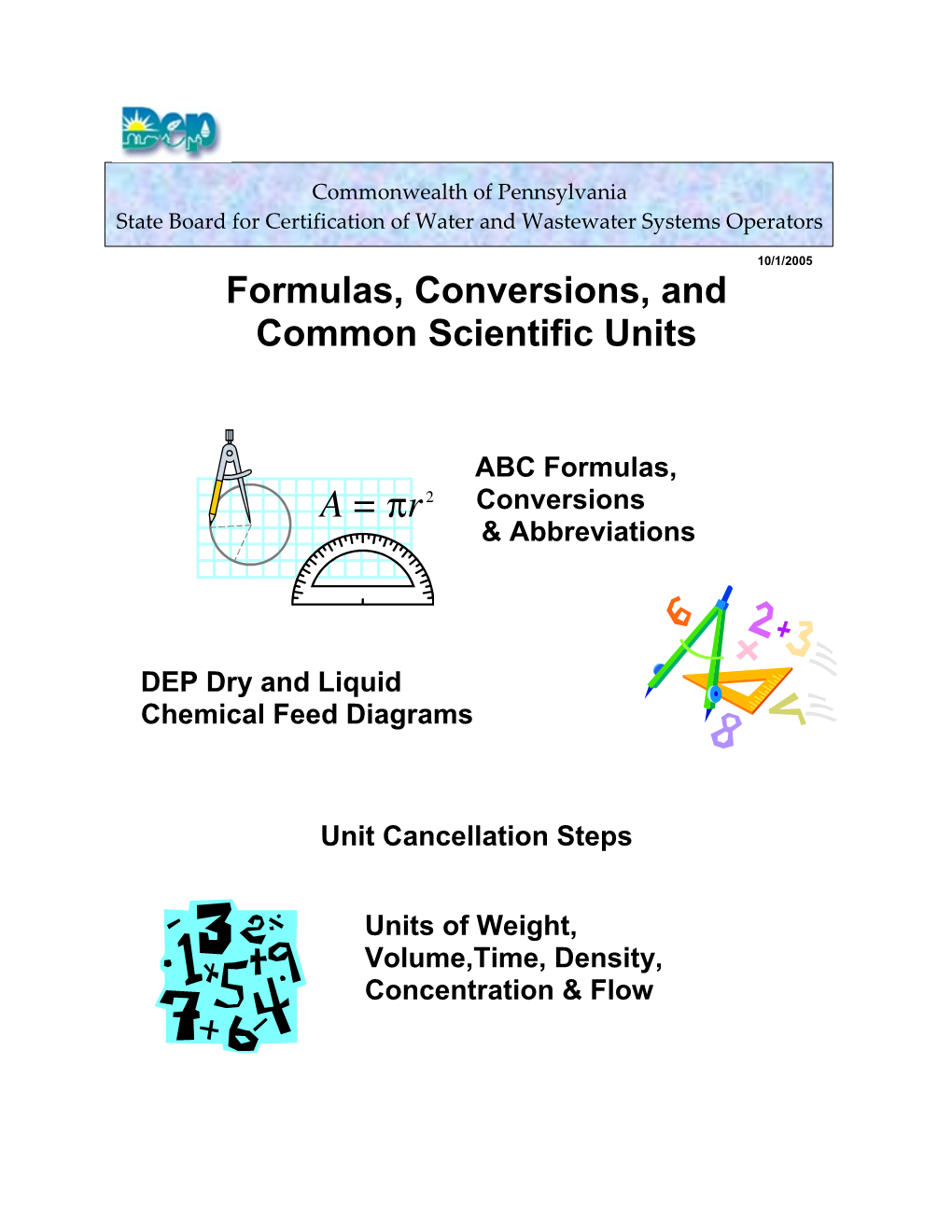ABC Formulas & Conversions