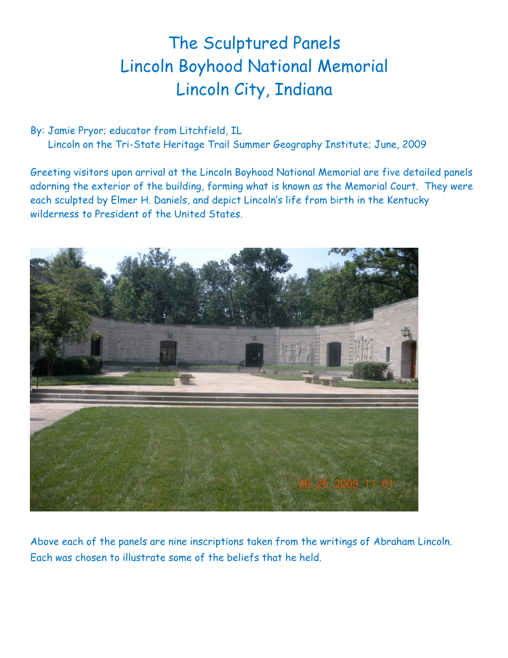 Lincoln Boyhood National Memorial