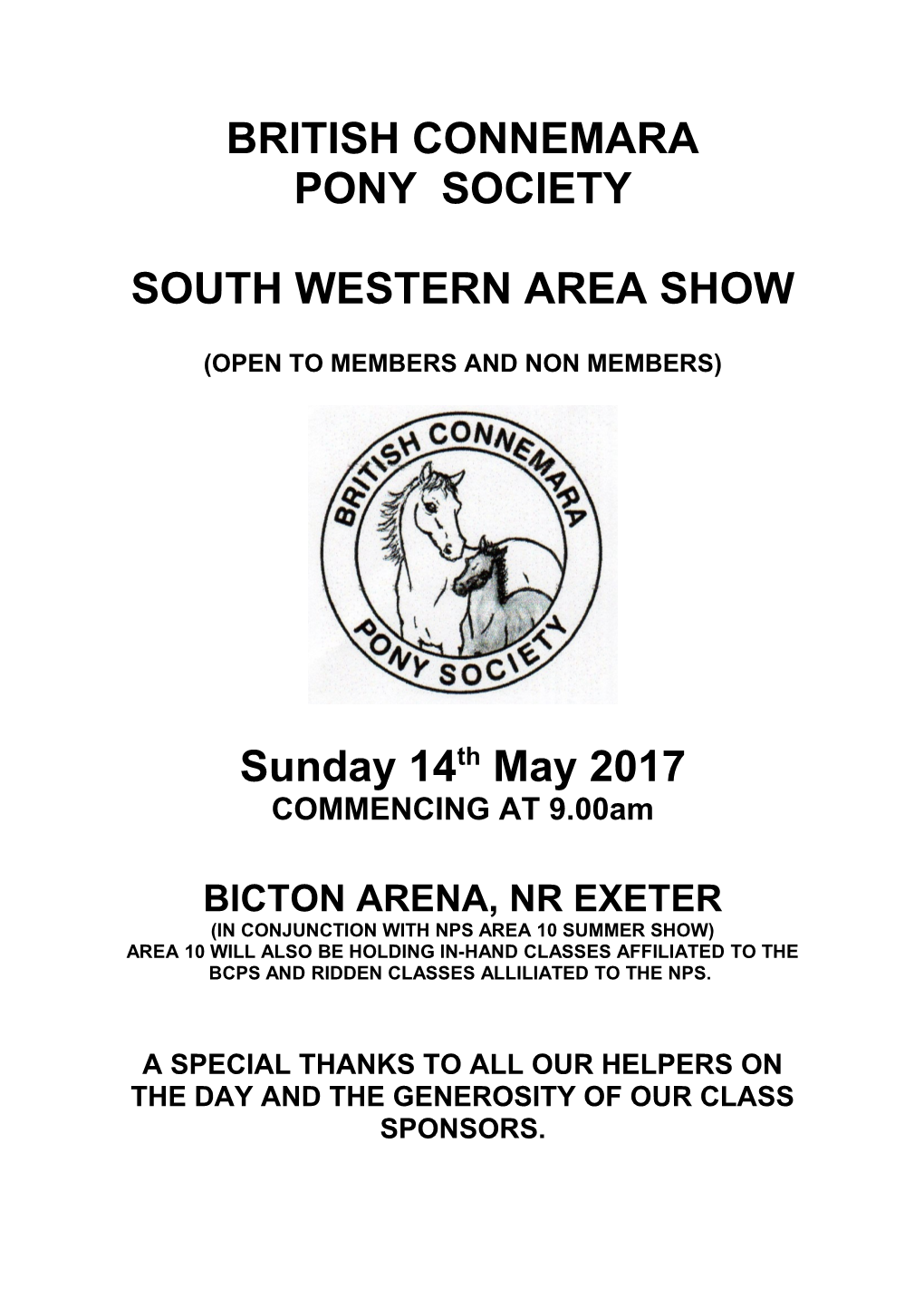 South Western Area Show