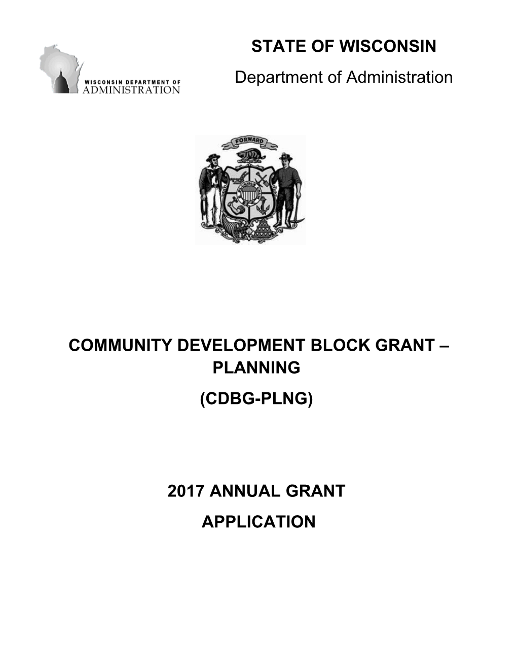 Community Development Block Grant Planning