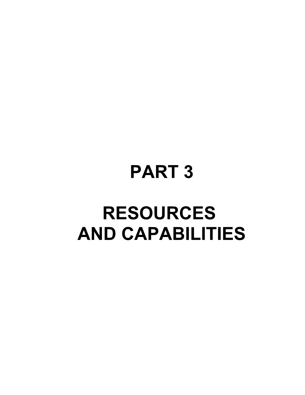 2017 Municipal Emergency Plan Part 3 Resources and Capabilities 1