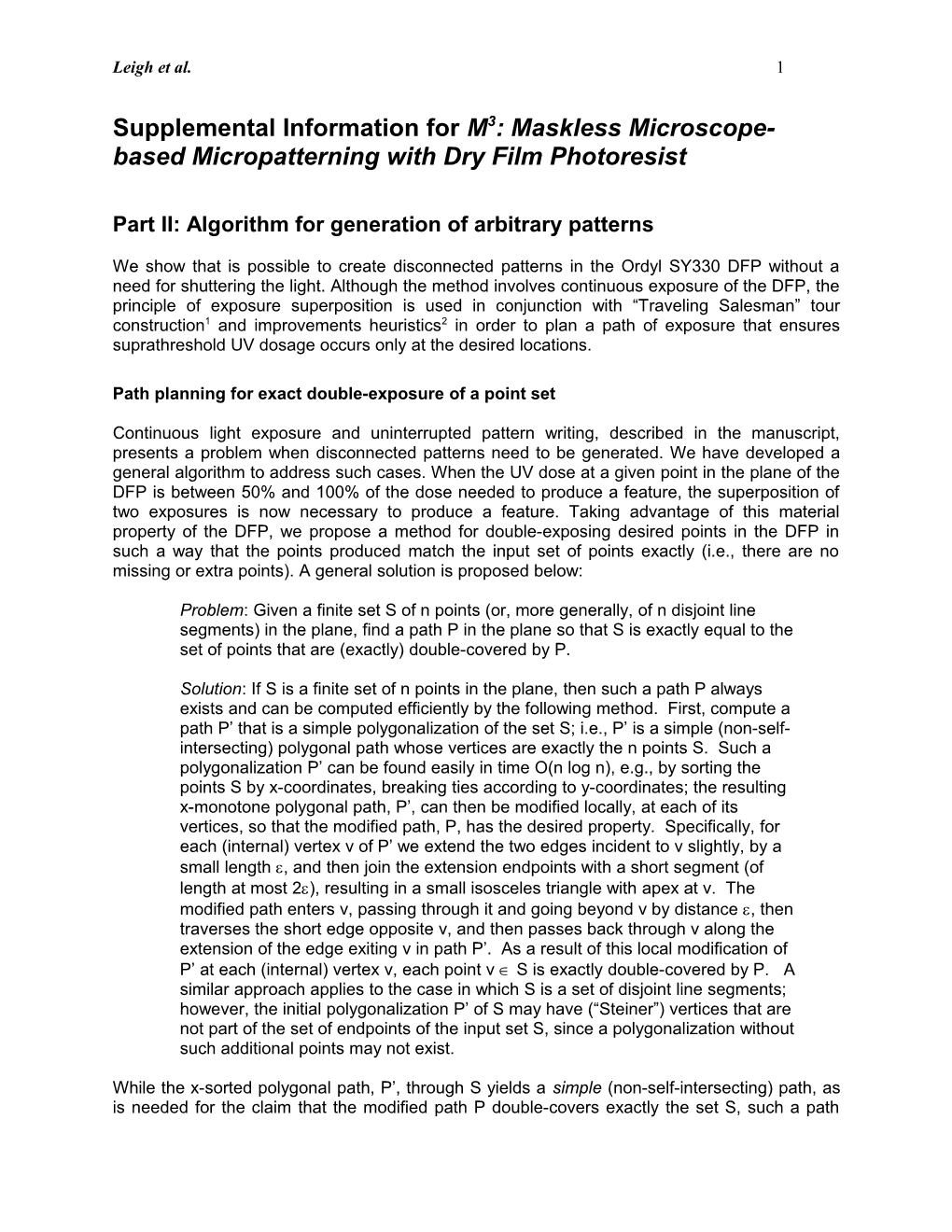 Supplemental Information for M3: Maskless Microscope-Based Micropatterning with Dry Film