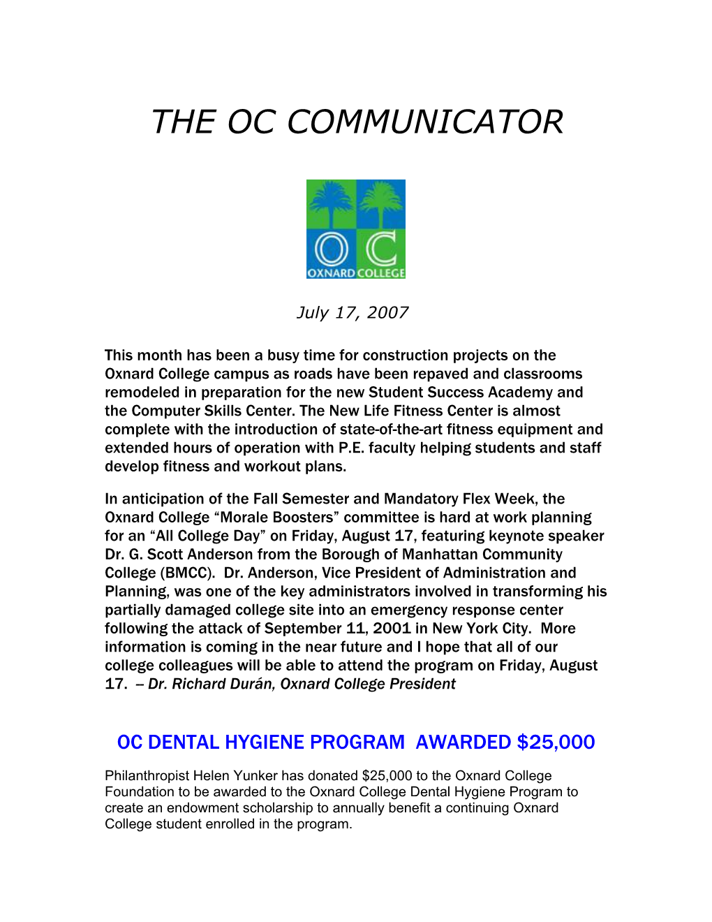 The Oc Communicator