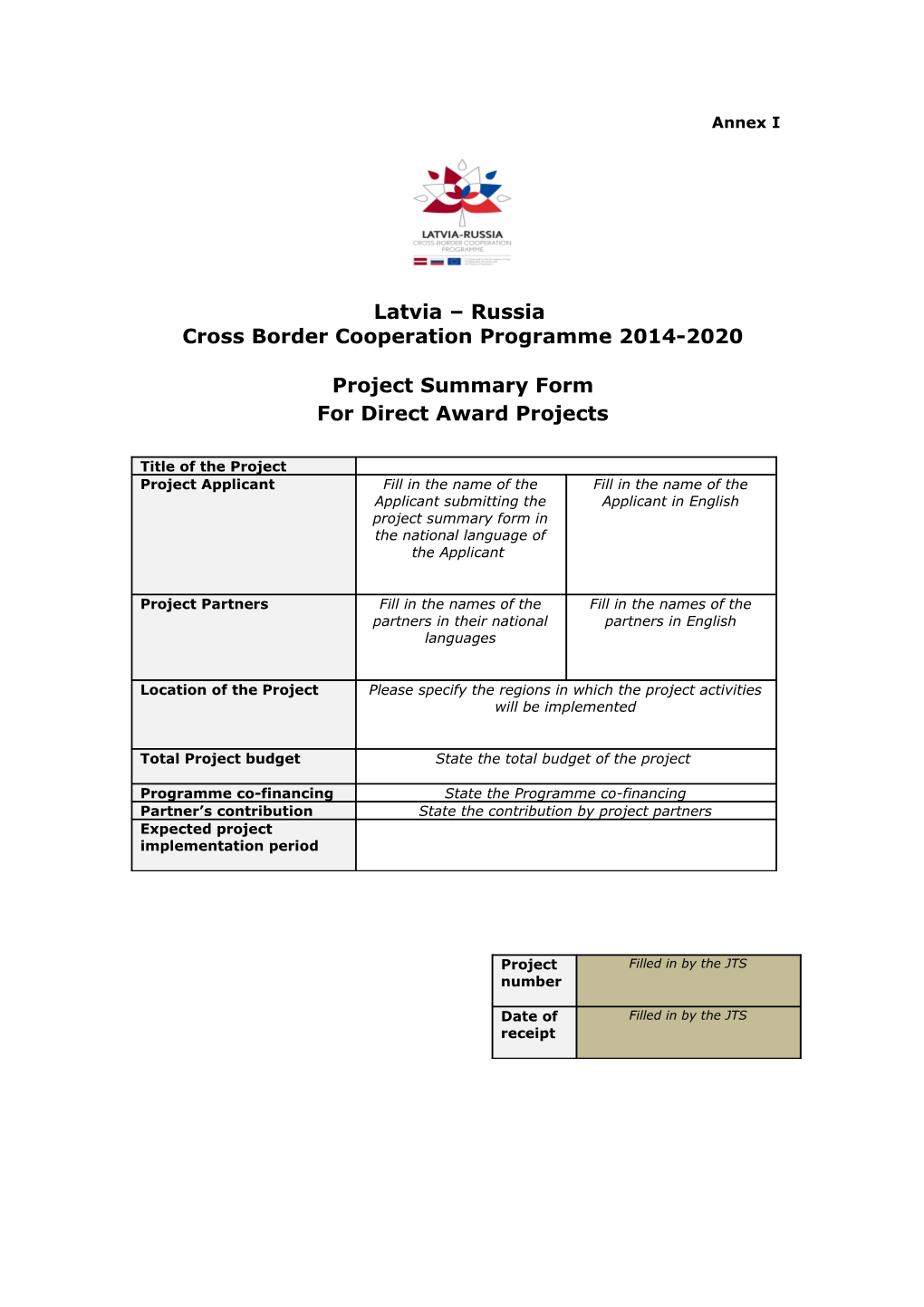 Cross Border Cooperation Programme 2014-2020