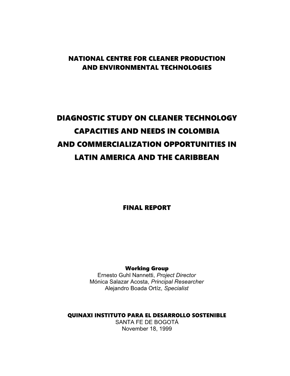 National Centre for Cleaner Production