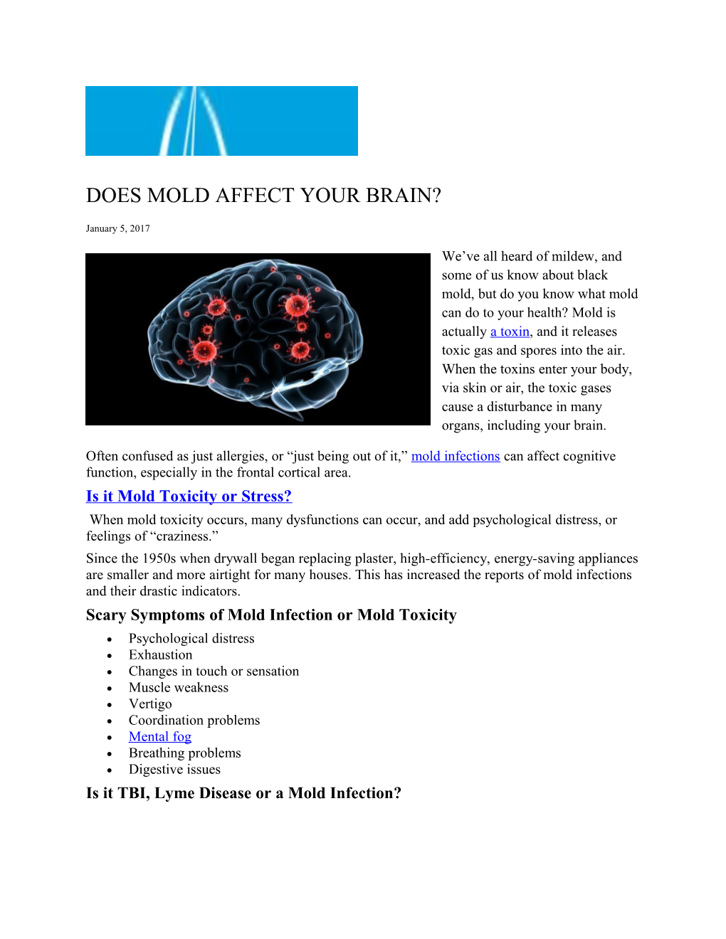 Does Mold Affect Your Brain?