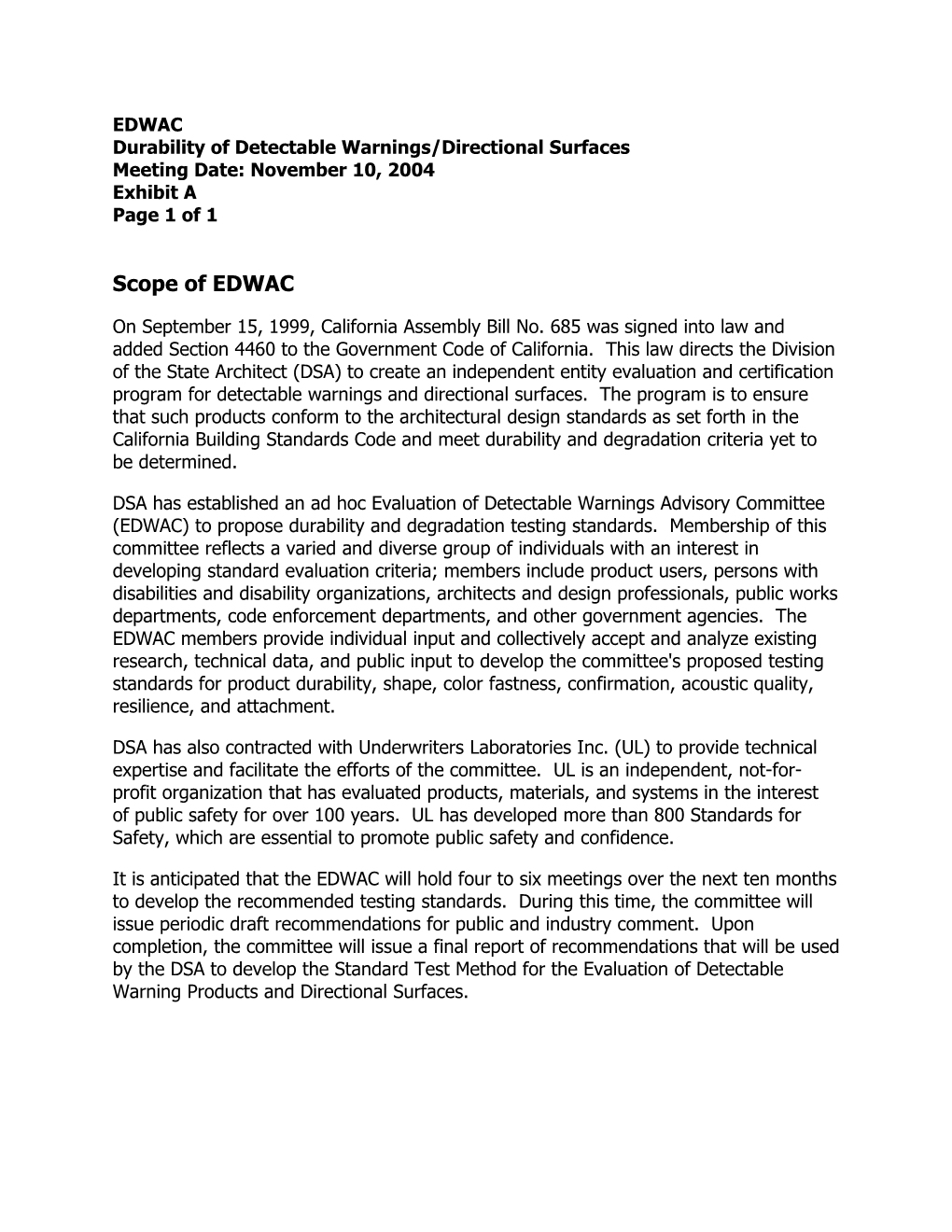 Durability of Detectable Warnings/Directional Surfaces