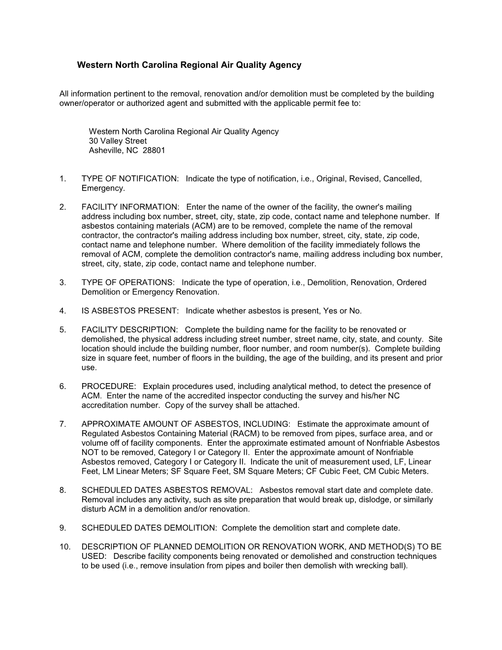 Western North Carolina Regional Air Quality Agency