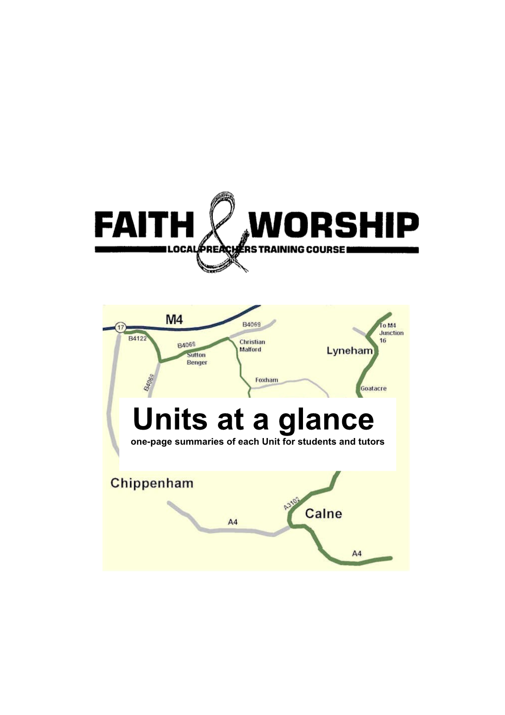 Faith & Worship at a Glance