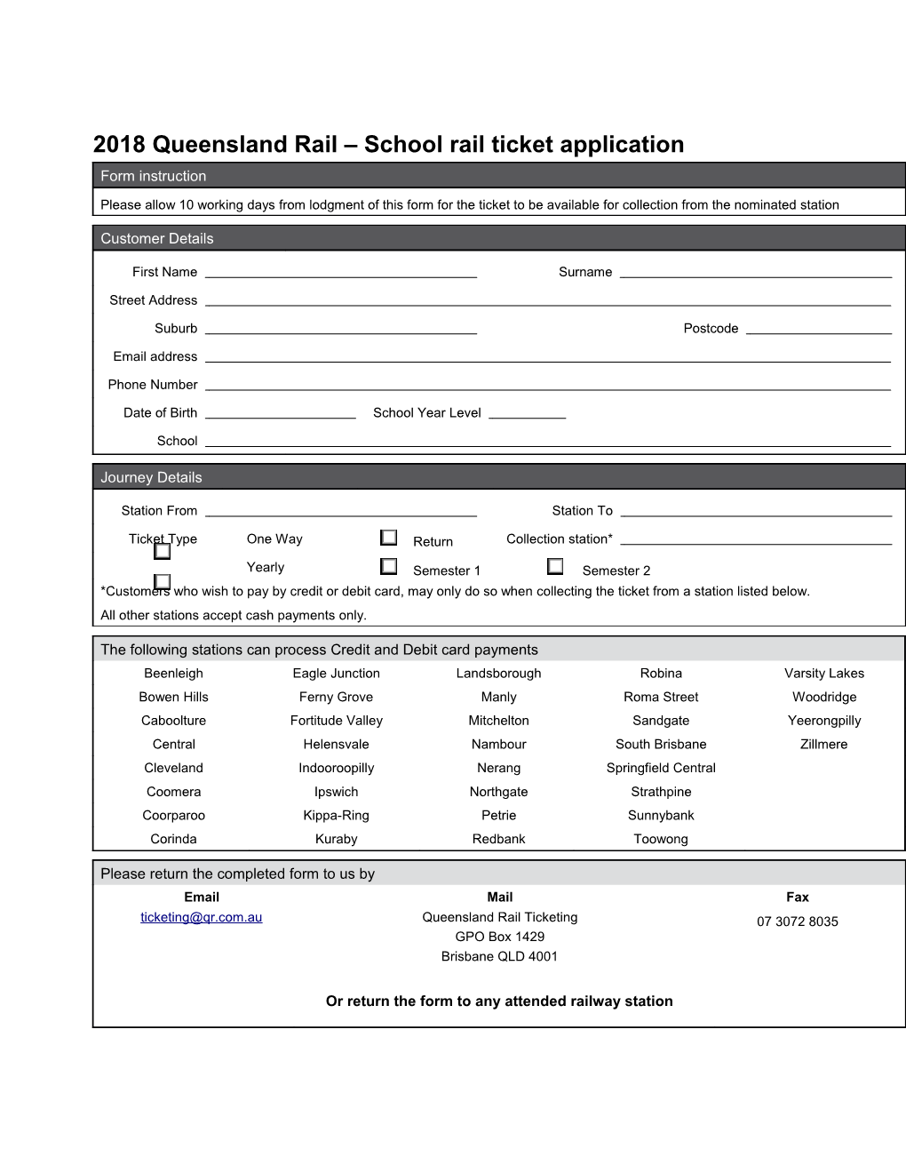 Form Template Portrait