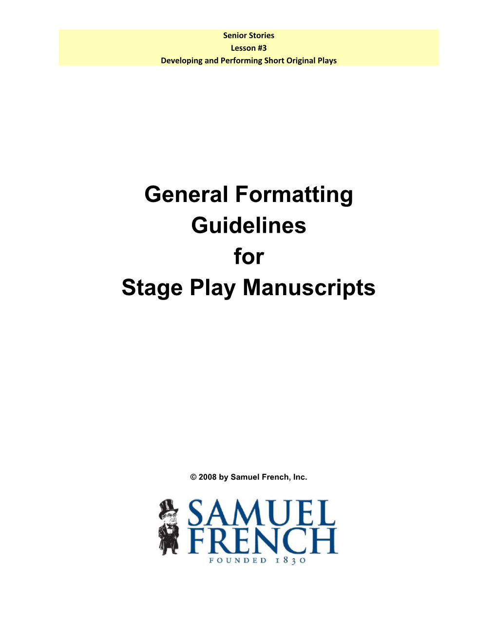 FORMATTING GUIDELINES These Guidelines Are Designed for Microsoft Word Or a Similar Word
