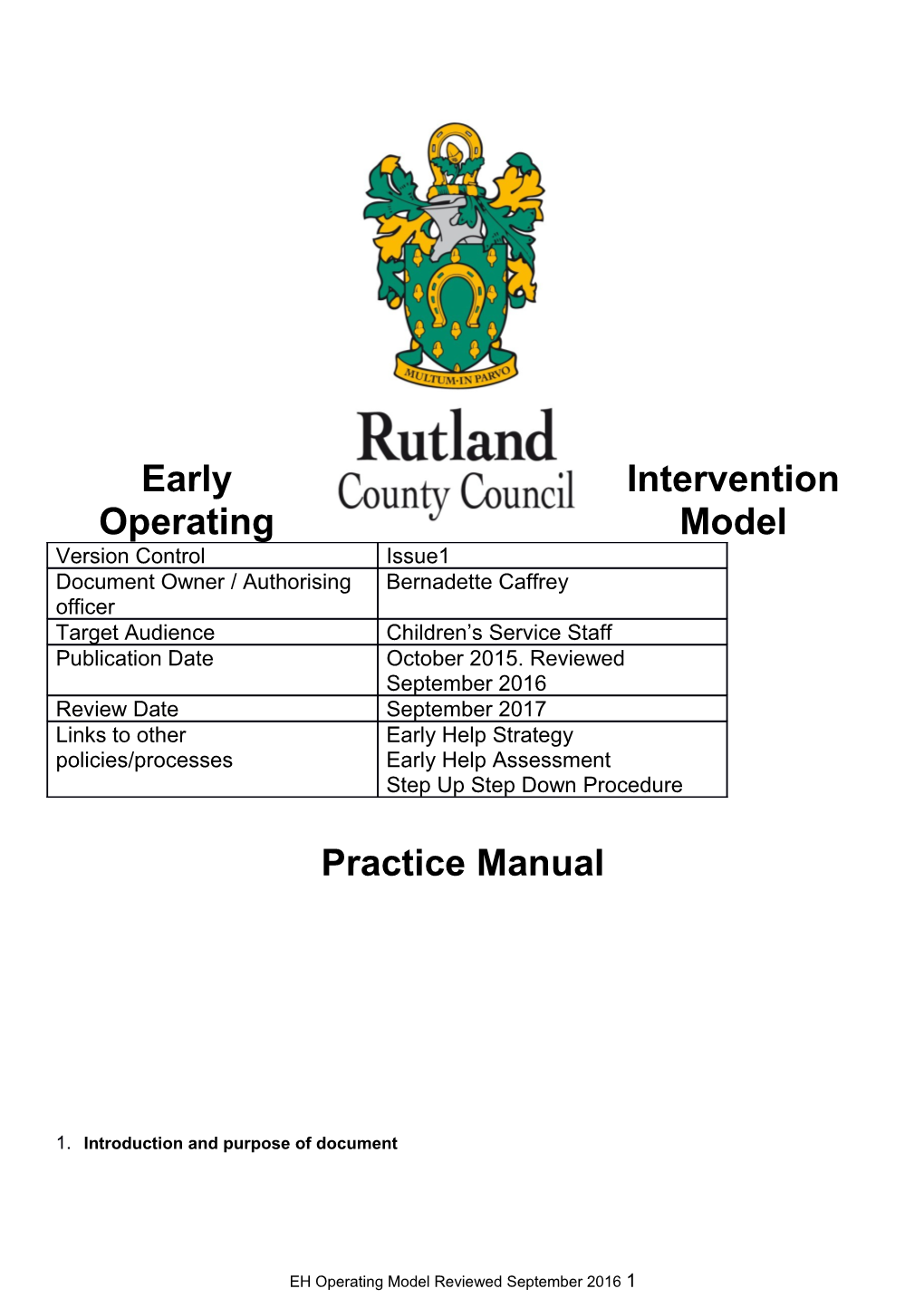 Building Resilience: Early Intervention, Prevention and Intensive Support for Newham's