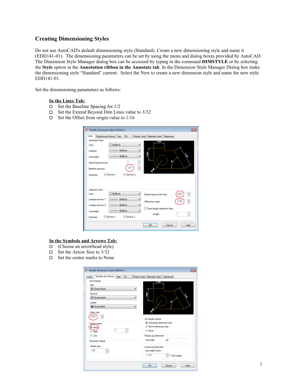 Do Not Use Autocad's Default Dimensioning Style (Standard)