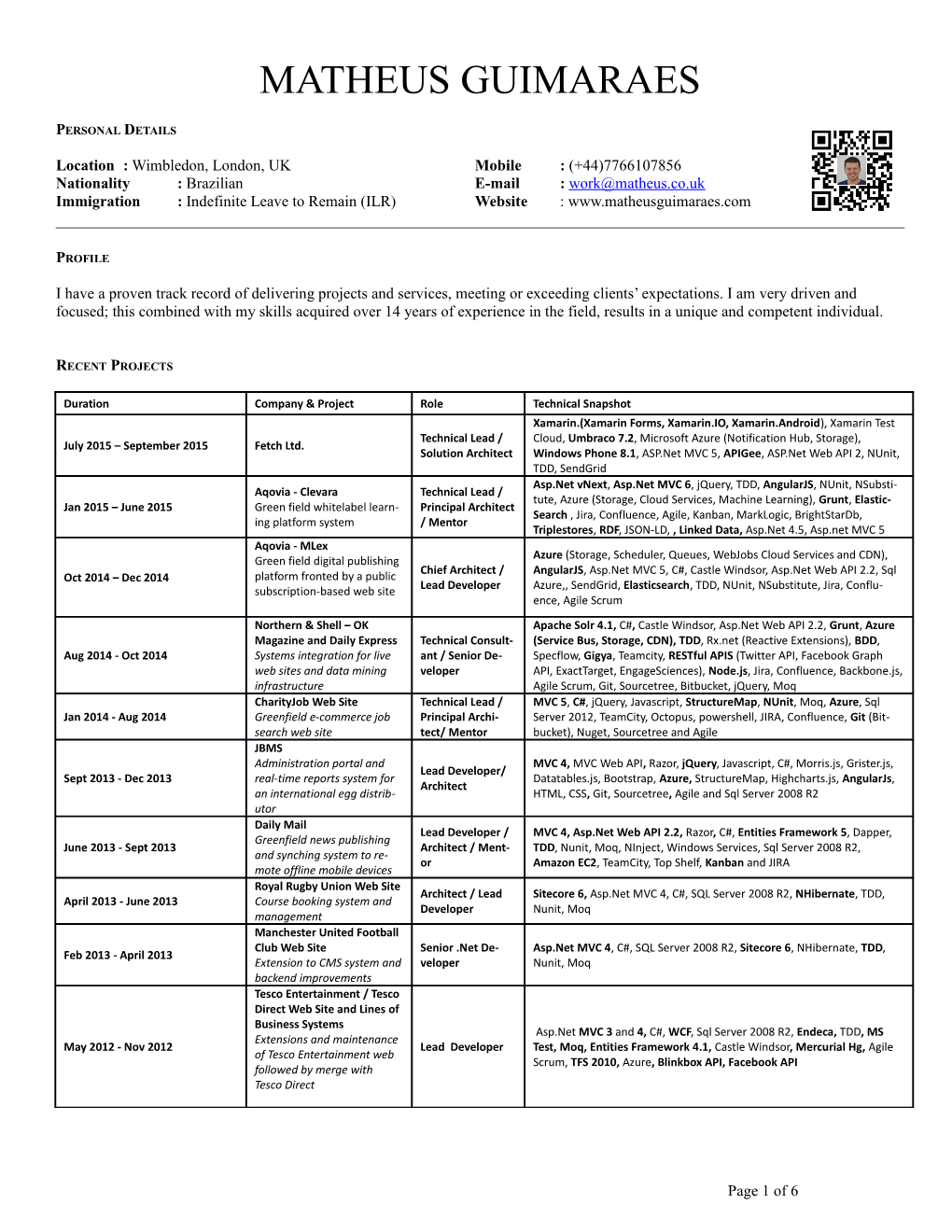 Experienced VB.NET Analyst Developer with 4 Years Experience