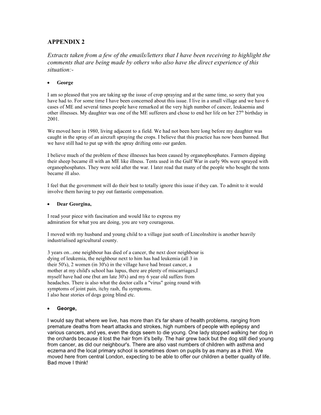 Advisory Committee on Pesticides Meeting Date: 10Th July 2003